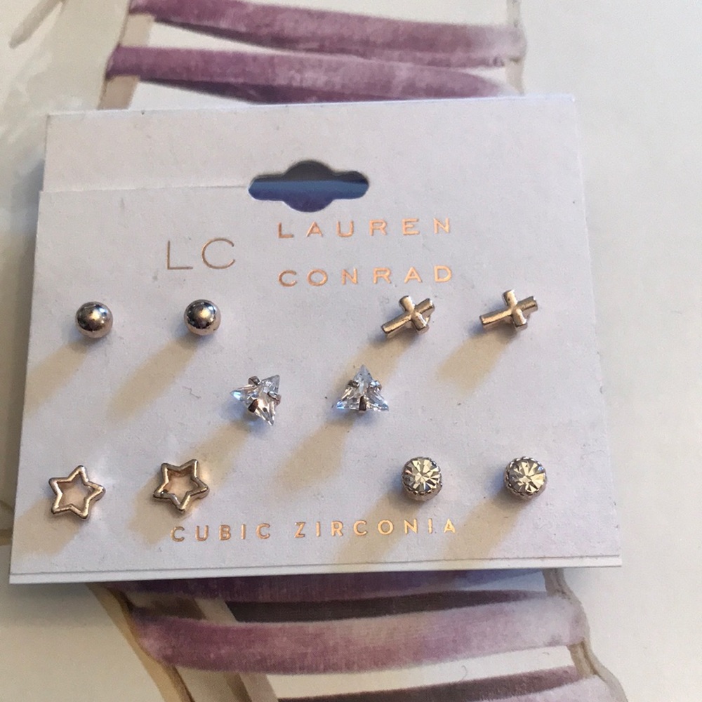 LC Lauren Conrad Pierced earrings. New with tag.